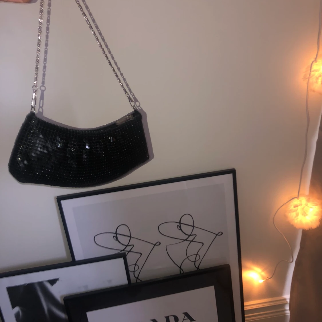 Glitter/paljett väska