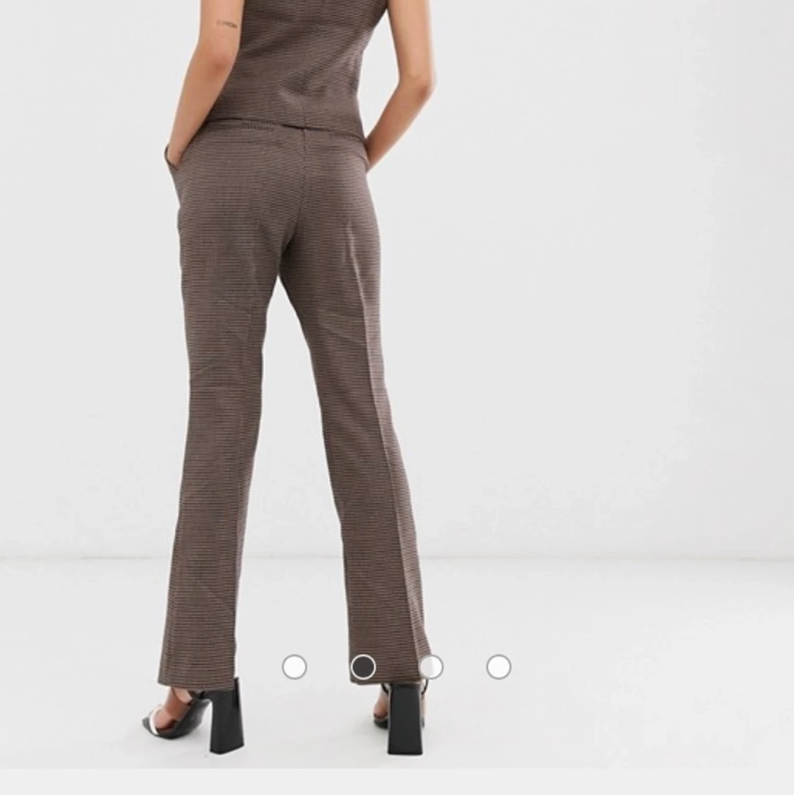 Bruna raka ”kostymbyxor”  - 90