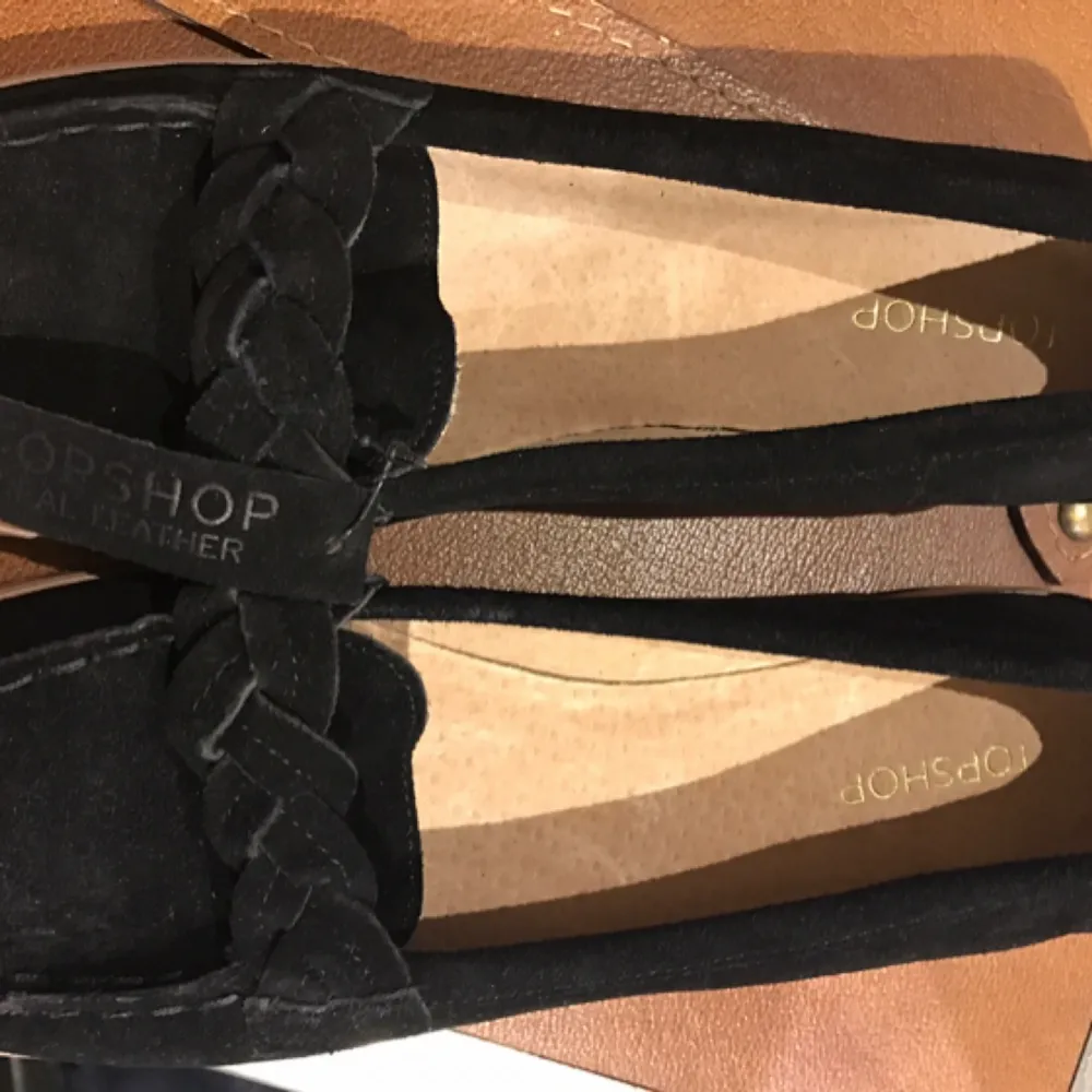 Top shop new leather shoes. Never used . Skor.