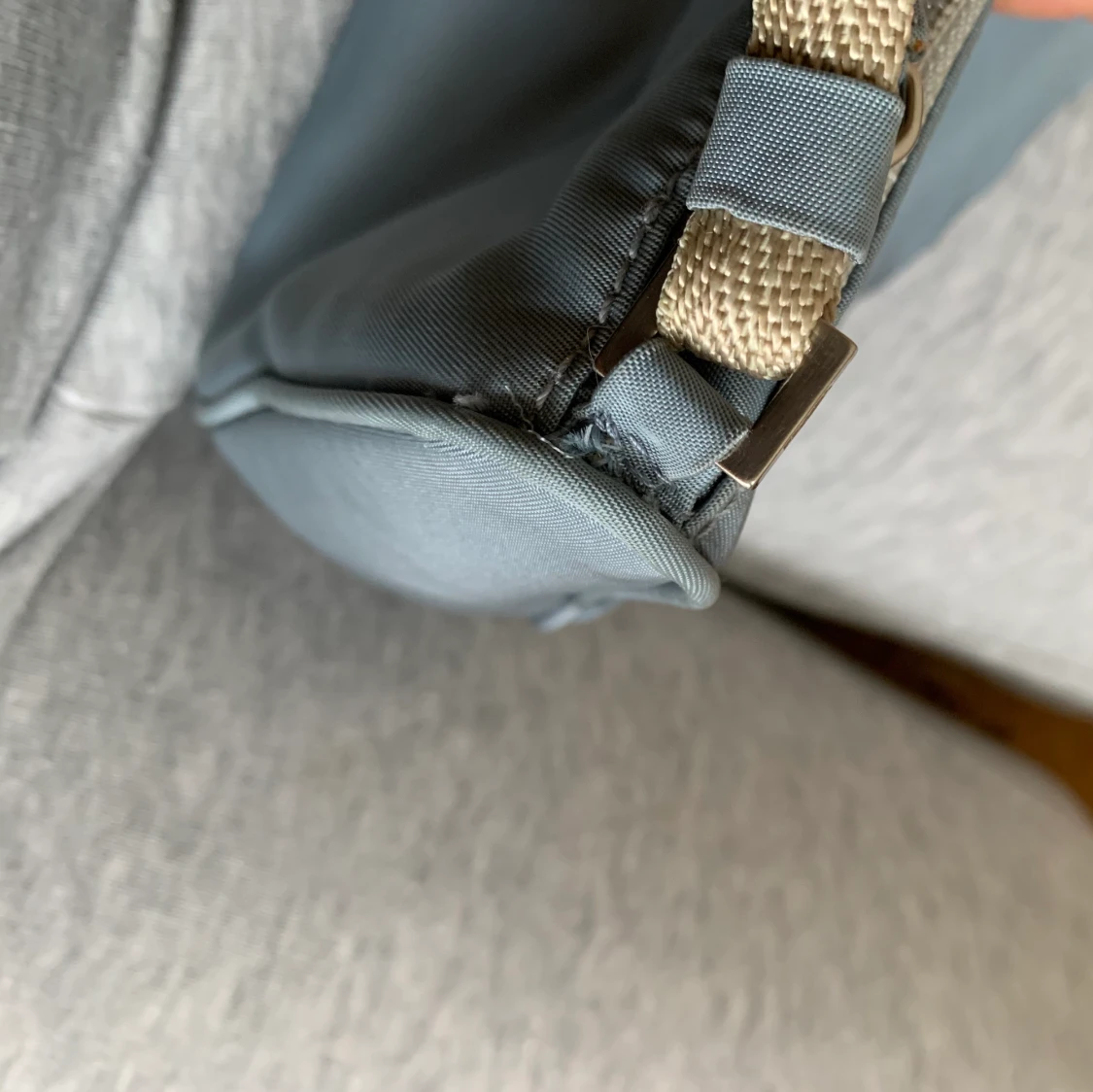 Baby blue prada tessuto bag  - 91