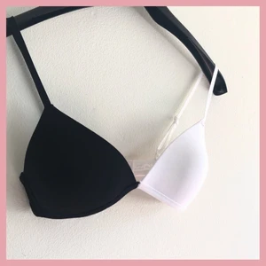 Tvåfärgad bh - Svartvit bh