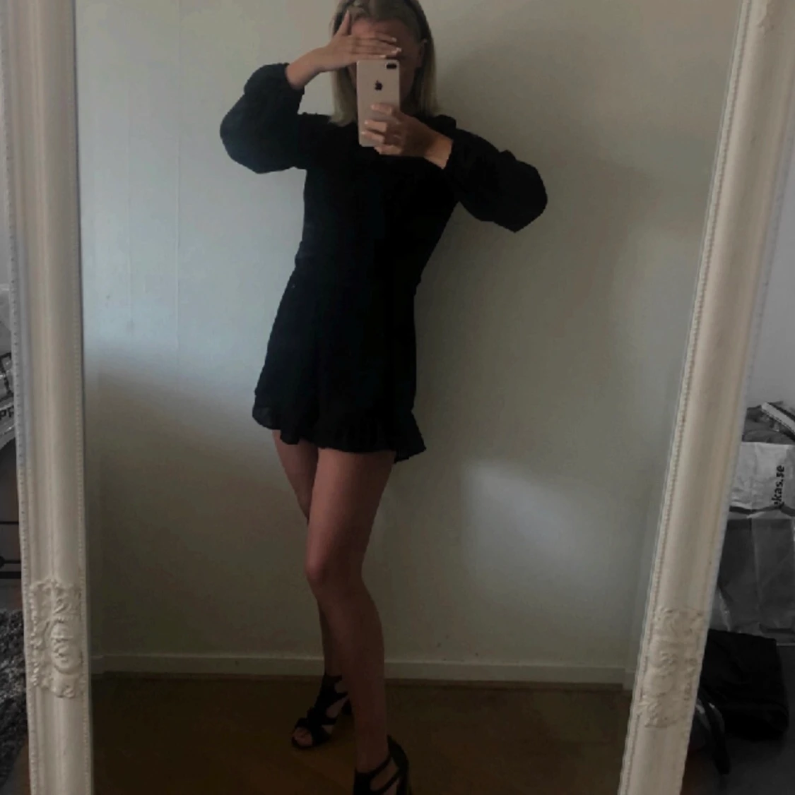 Svart playsuit strl 38