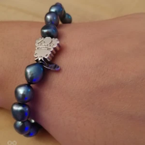  - Armband silver och pärlor 