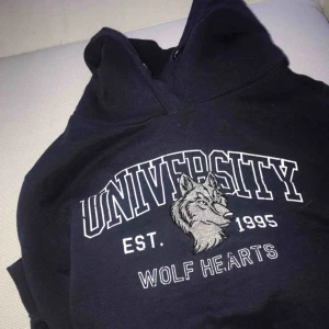  - Hoodie med tryck, fint skick!