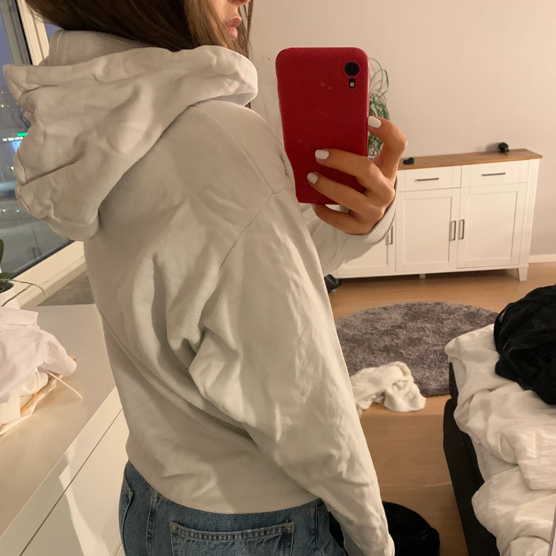 Vit hoodie - 90