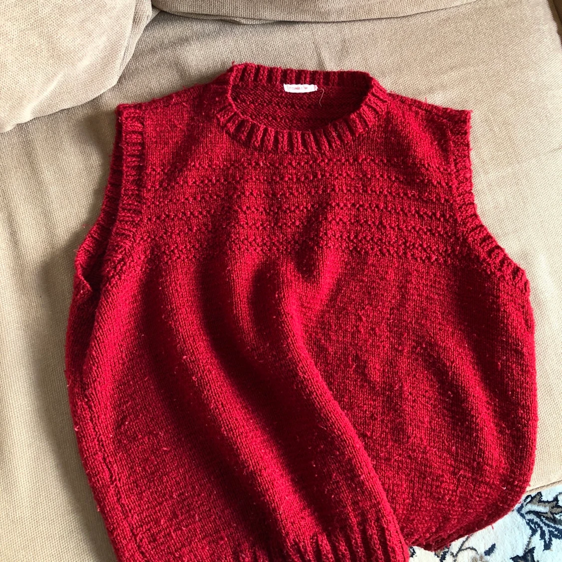 Stickad väst - 90