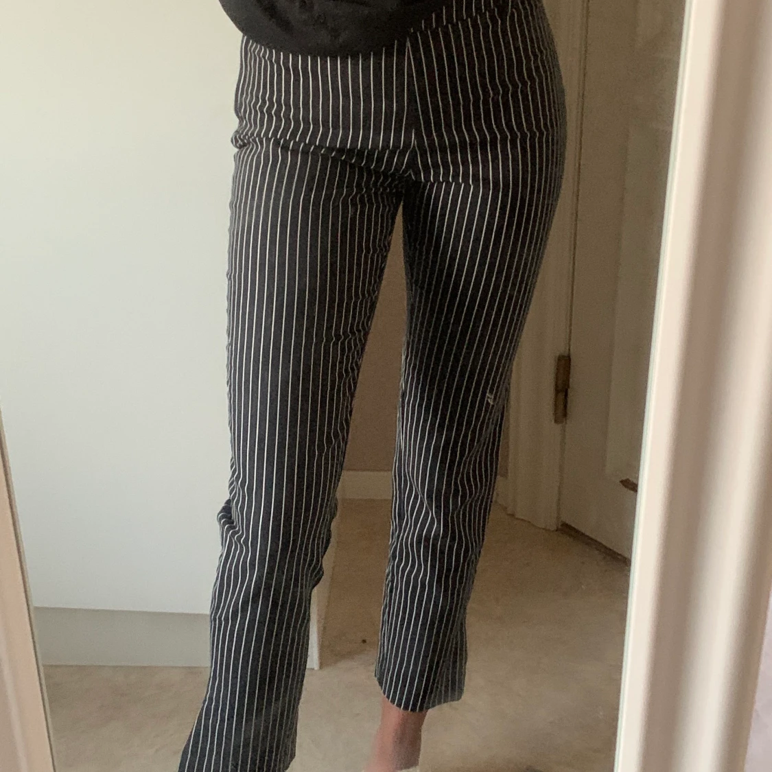 Randiga kostymbyxor - 90