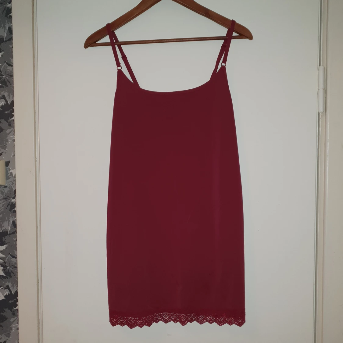 Vinröd slip dress - 90