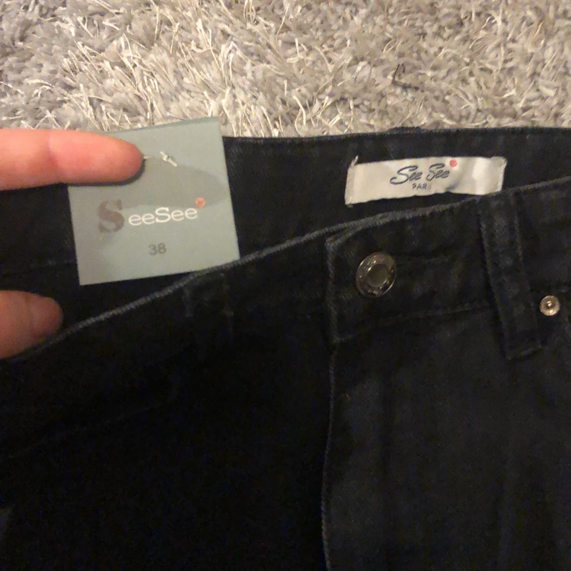 Jeans med slits - 91