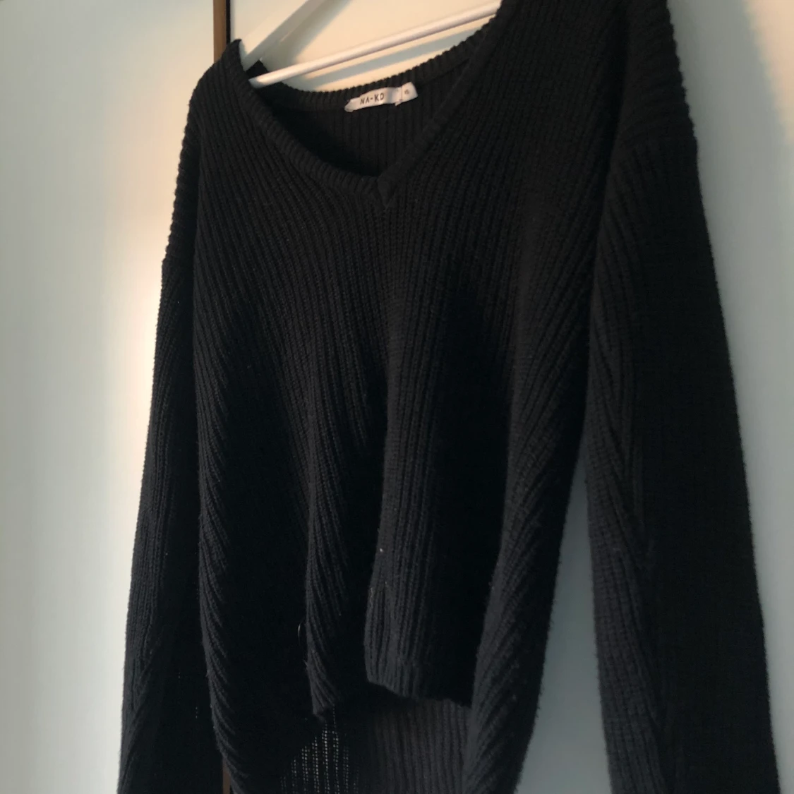 Svart stickad Nakd tröja 36