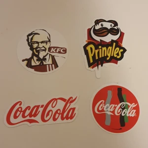 Fast-food stickers - Säljer as coola klistermärken💞 1 för 3 kr och 4 för 10 kr👍🏽Frakten kan diskuteras 😁