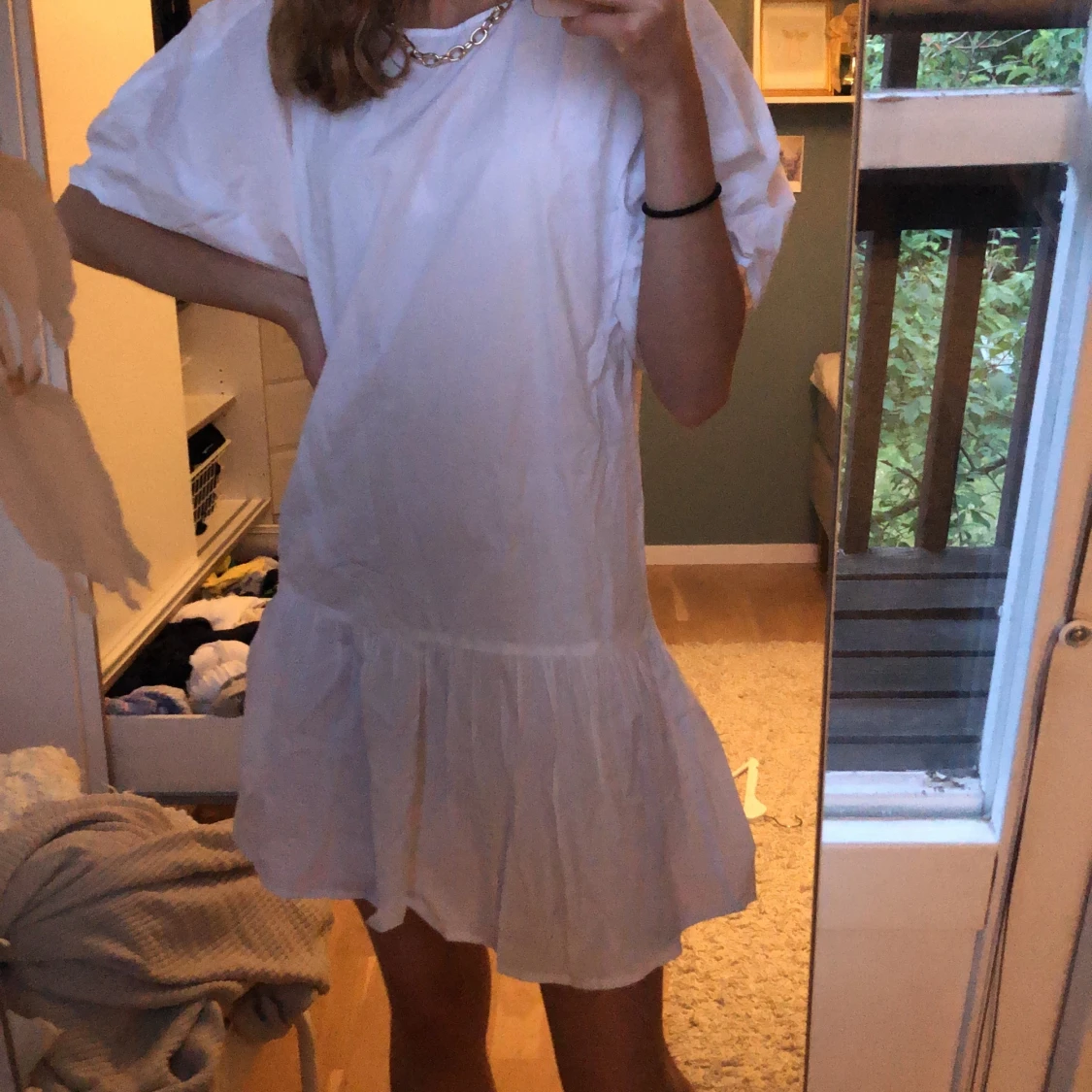 Klänning ifrån Weekday, storlek xs