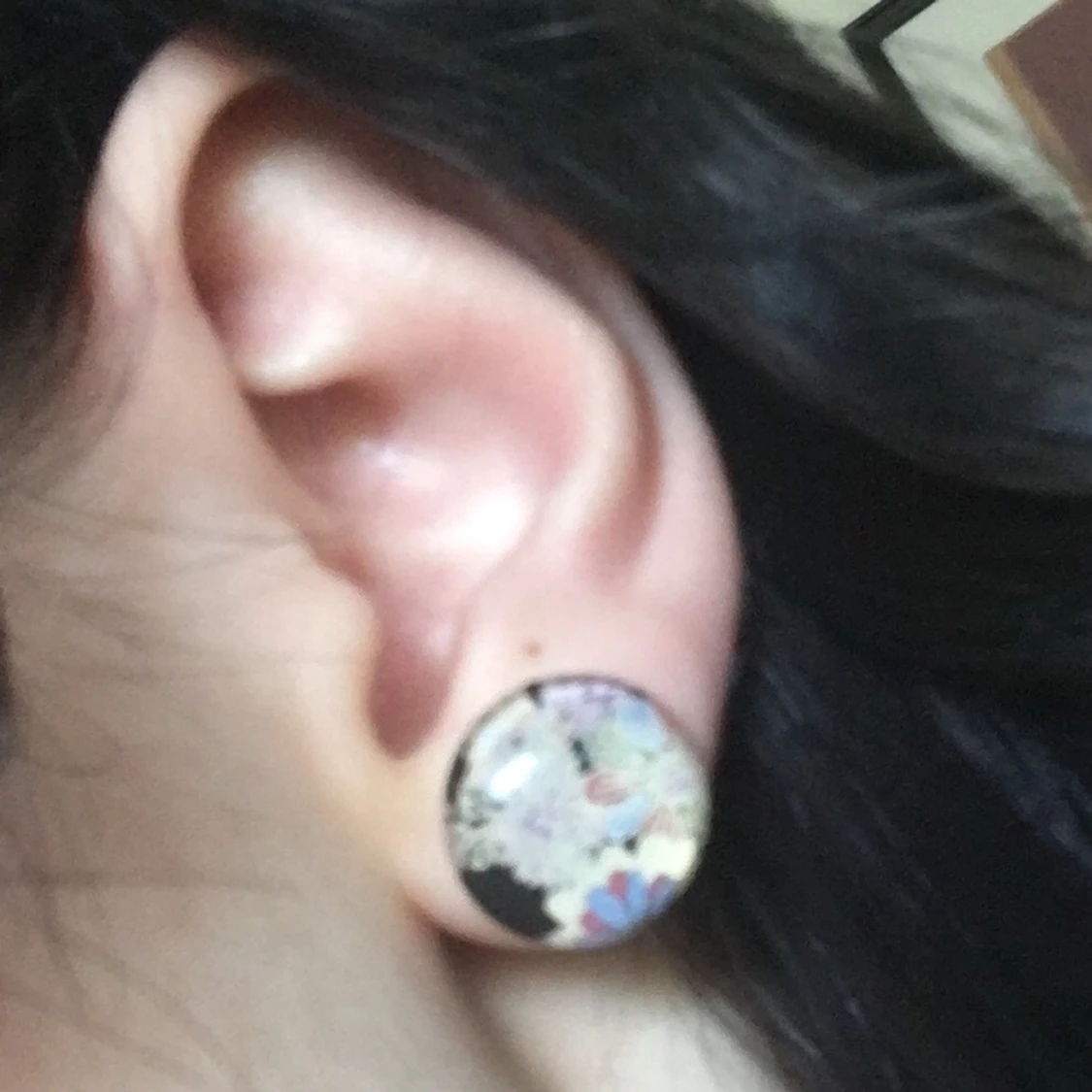 Blommiga örhängen - 91