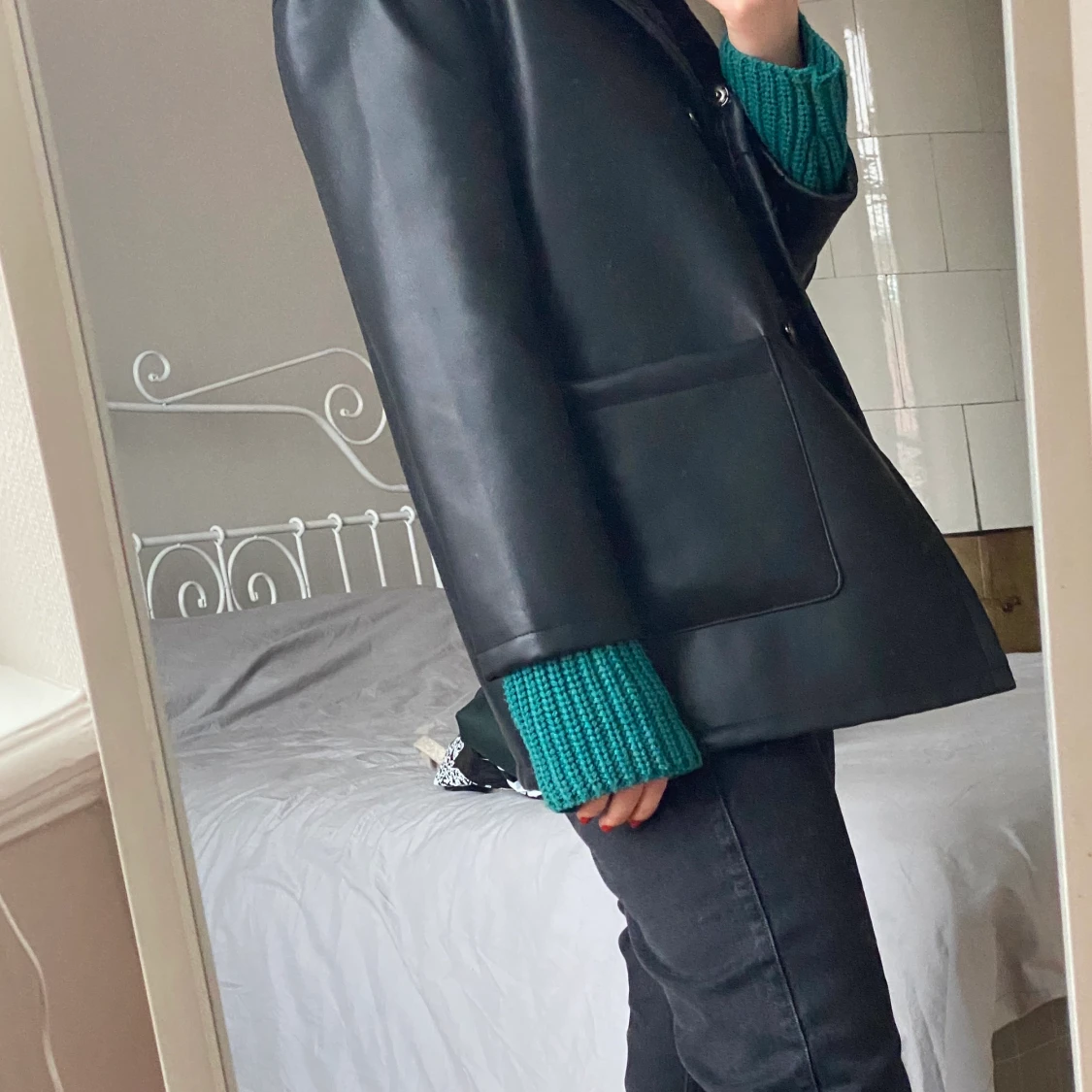 Jacka i skinnimitation  - 90