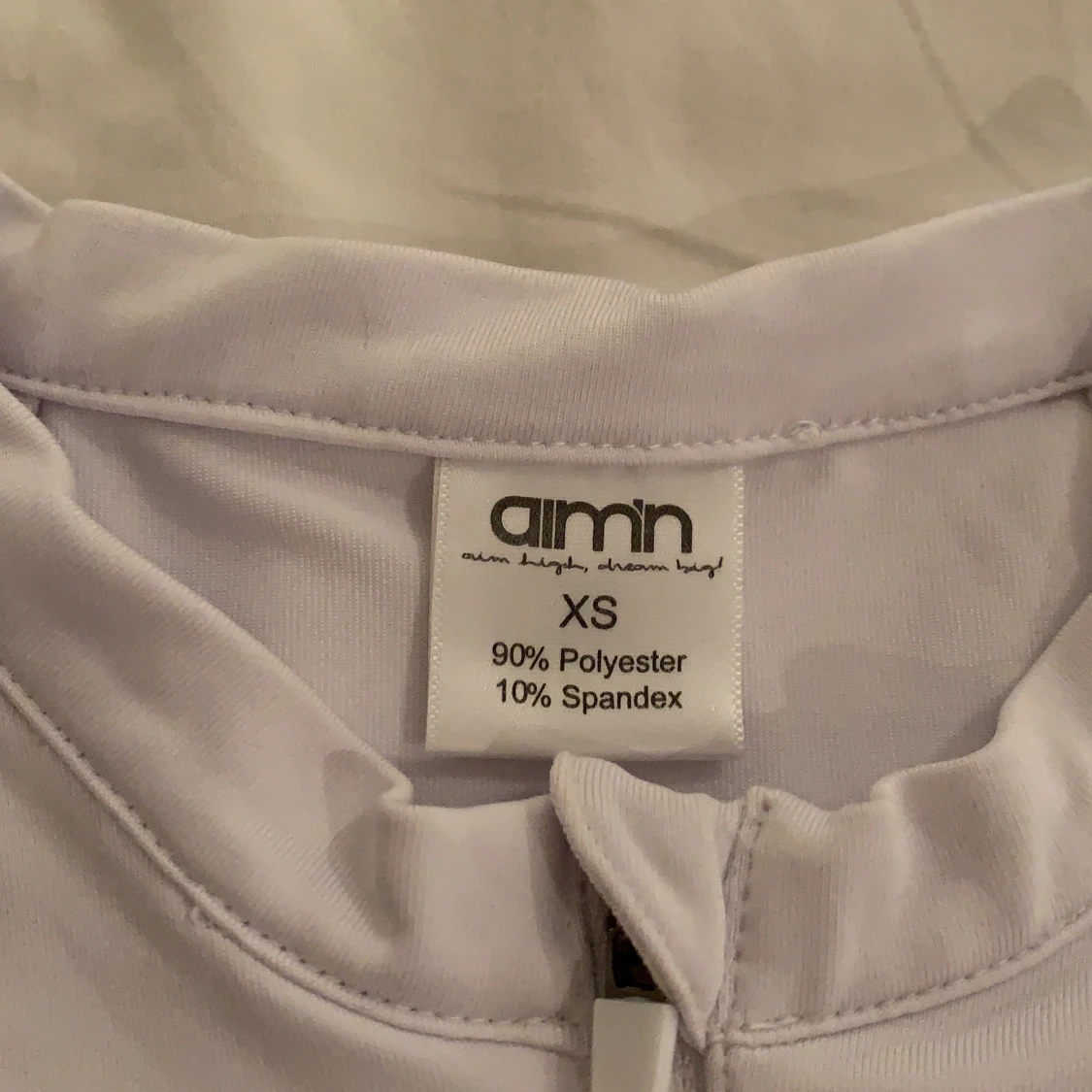 Vit/svart Aimn långärmad träningströja - 91