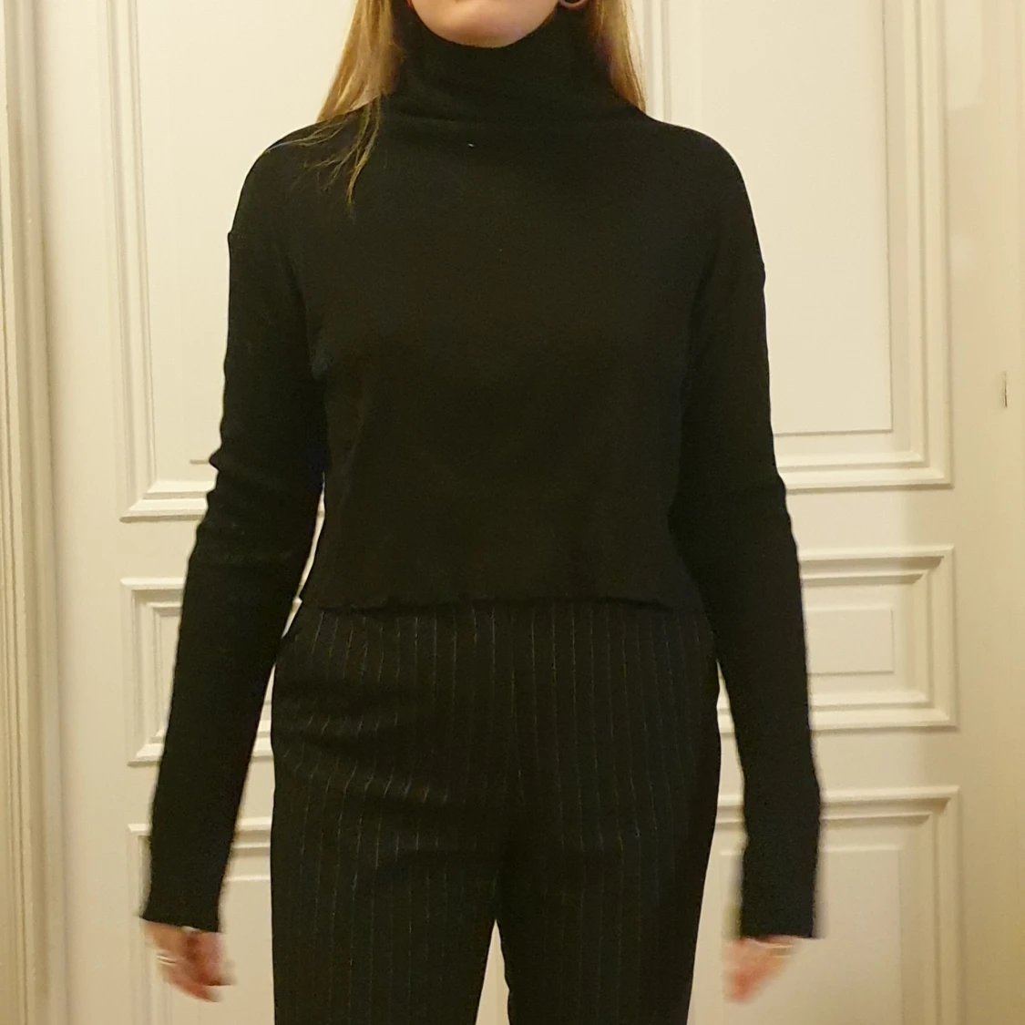 Snygg svart polo - 90