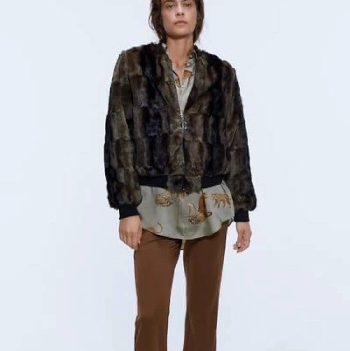 Pälsjacka, bomber Zara - 91