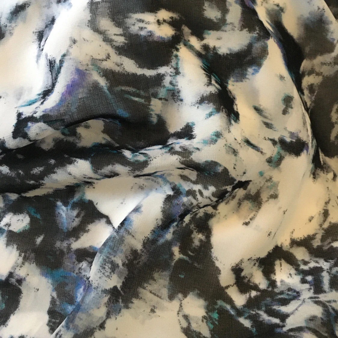 Svart/Vit/Blå klänning - 91