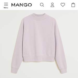 Lila sweatshirt från Mango storlek M men passar lika bra till en S. Endast använd en gång.💜