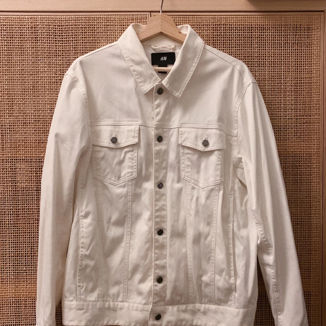 Vit Jeansjacka 