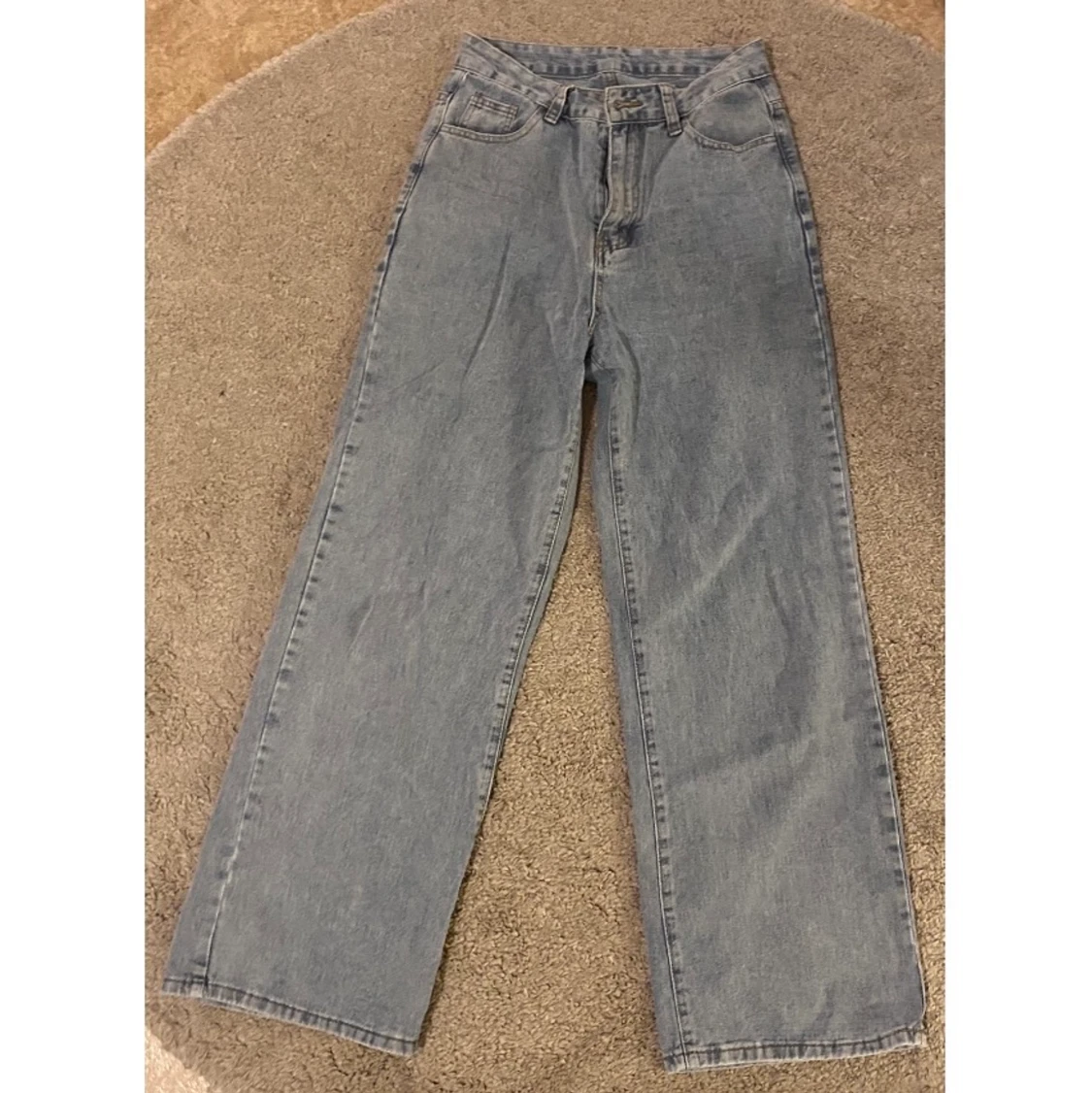 Blåa vida jeans  - 91