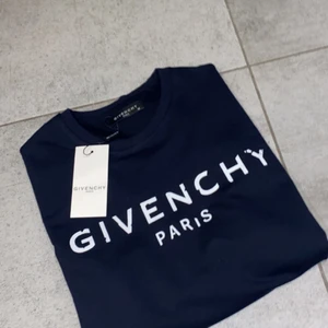 tröja ny svart & matinblå - stlk M