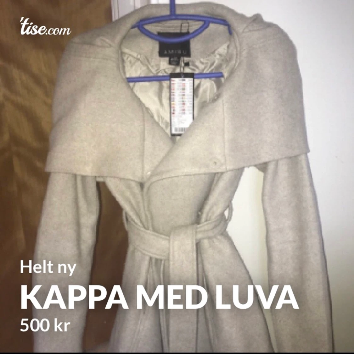 Kappa med luva  - 91
