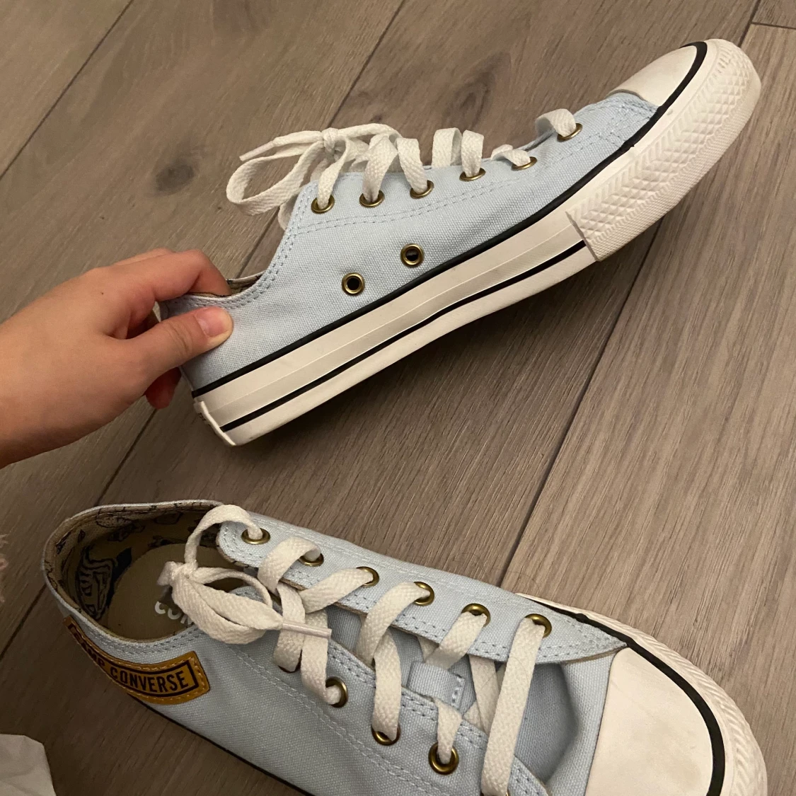 Converse skor blå 37,5 storlek - 90