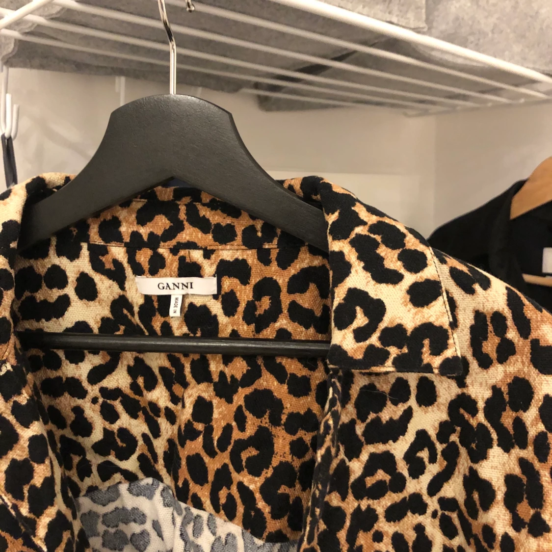 Oversize Ganni-jacka i leopard  - 91