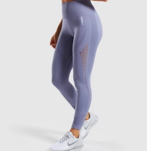 Gymshark energy seamless+  - Säljer mina gymshark energy+ seamless i färgen ”steel blue”. Slutsålda på hemsidan! 💕 I bra skick