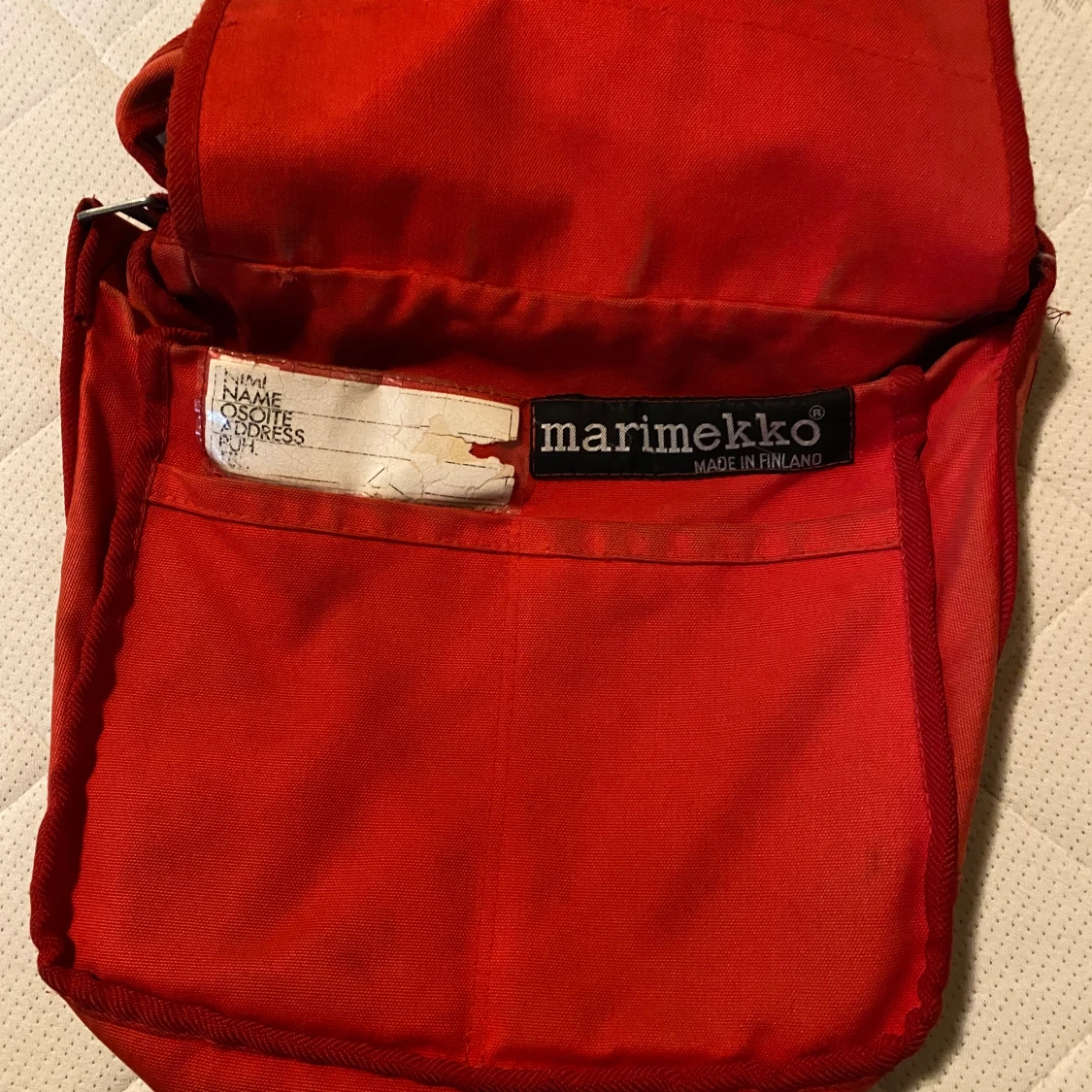 Röd Marimekko väska - 90