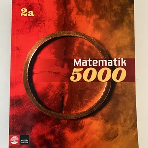 Matematik 5000 - Säljer min mattebok, är köpt begagnad men är i bra skick då jag själv inte använt den. Köparen står för frakten!✨