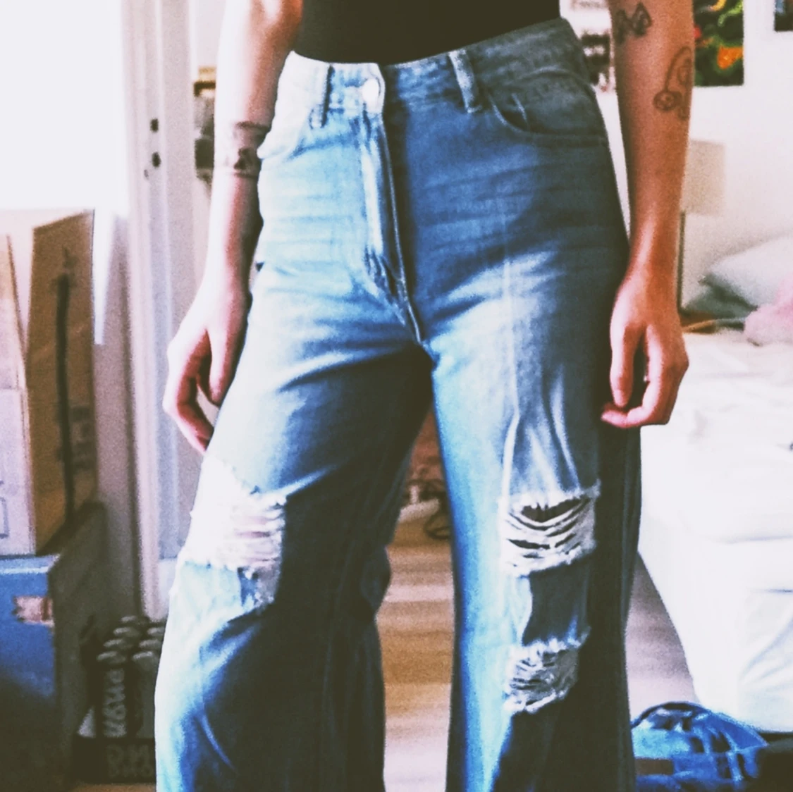 High waste jeans - 90
