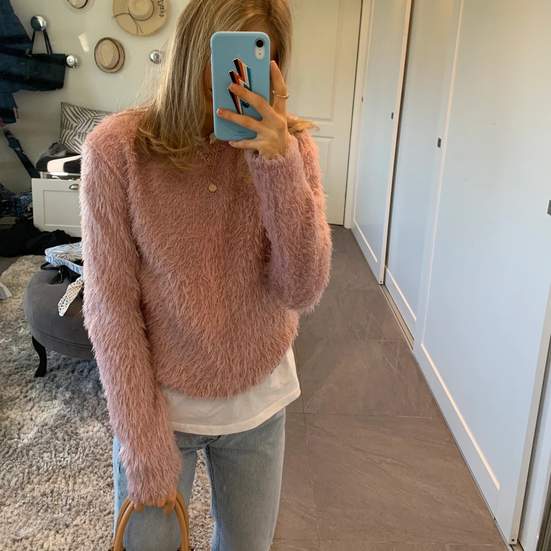 Fluffig tröja från bershka 💗💗 - 90