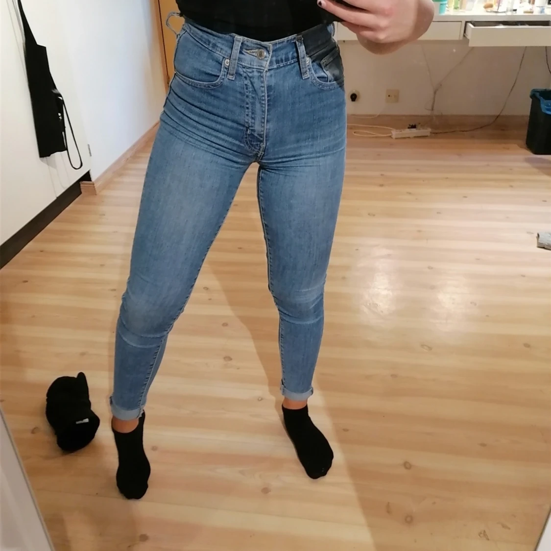 Blåa Levis jeans