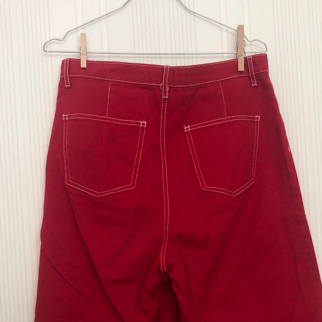 Röda denim culottes - 91