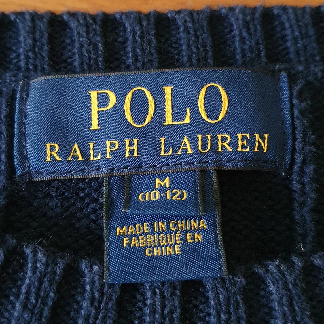 Ralph Lauren Kabelstickad  - 91