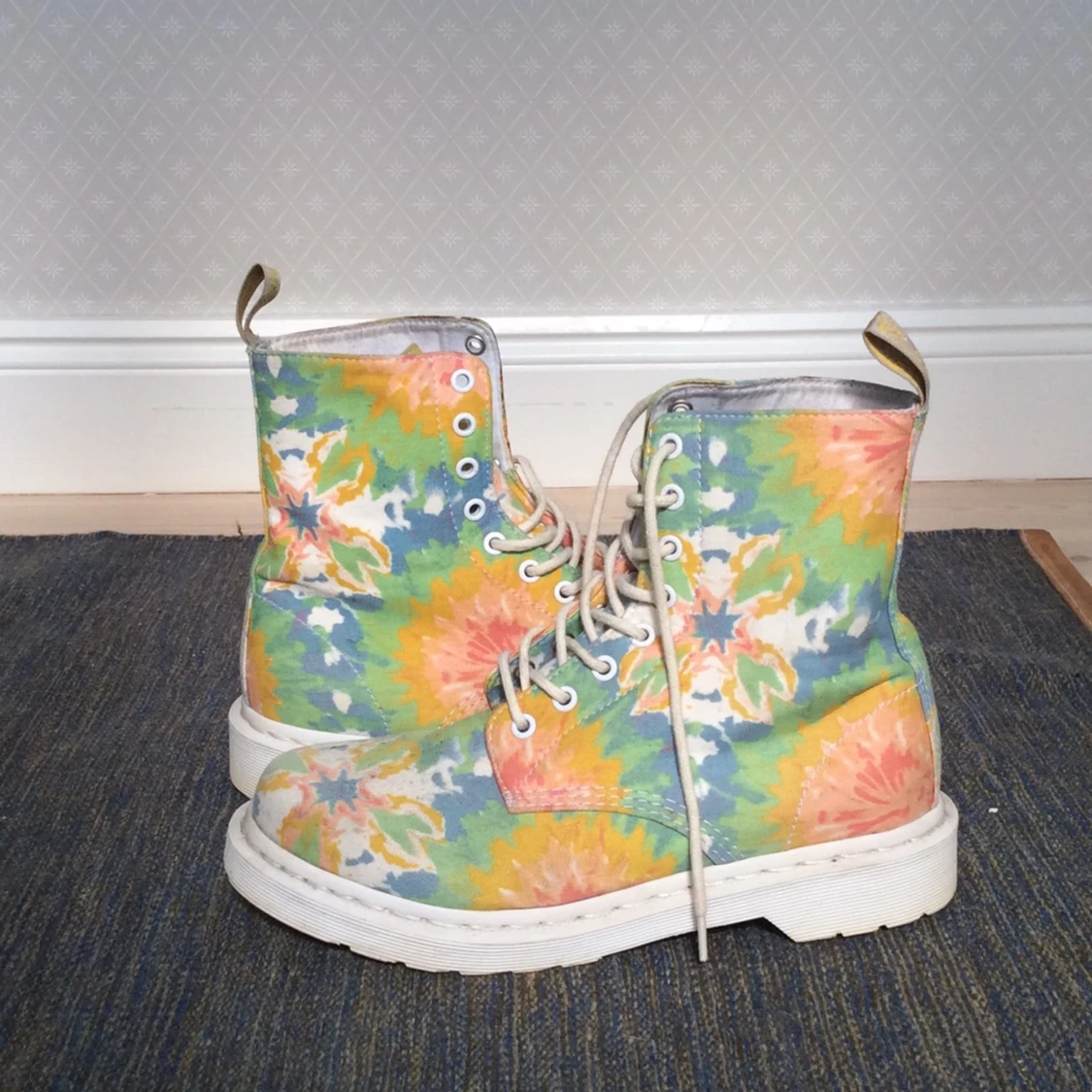 Dr. Martens limited edition tie dye shoe