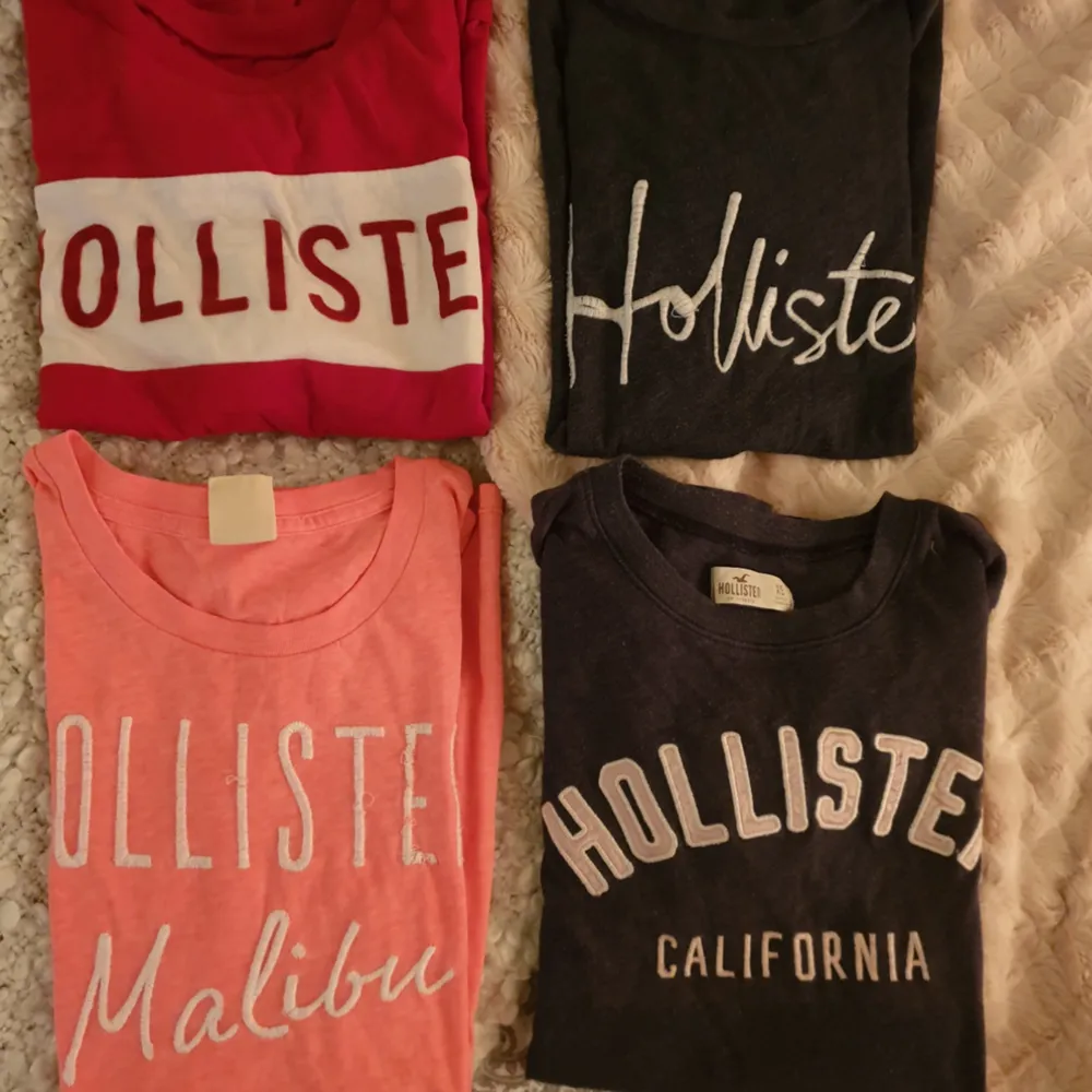 4 tröjor från Hollister. En för 30 kr eller alla fyra för 100 kr. . Övrigt.