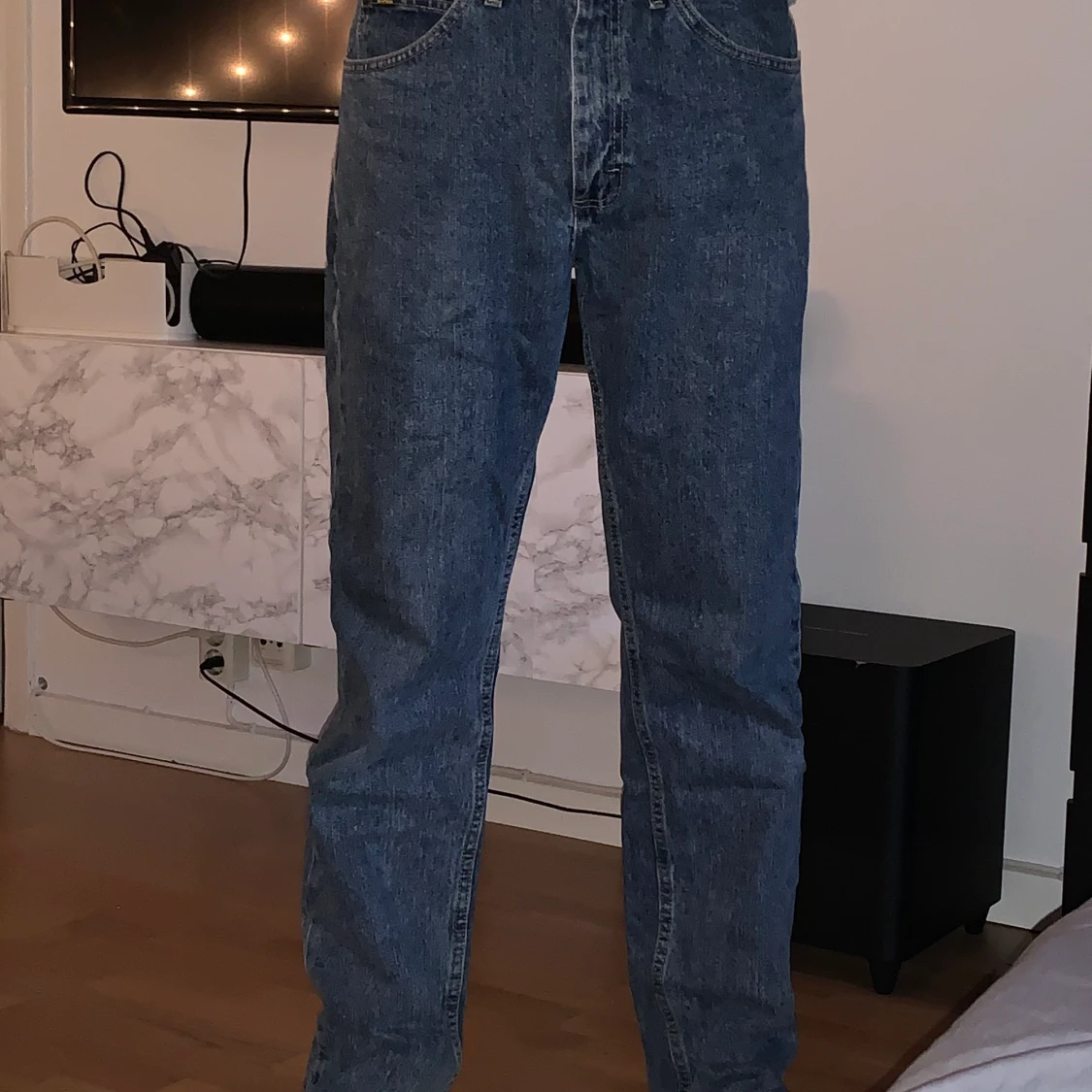 Snygga thriftade Lee jeans