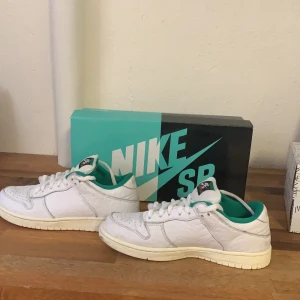 Nike SB dunks X Ben G  - Säljer mina Dunks då dom är för små, har använt dom till att skatea med och det är därför de ser ut som de gör, skorna är köpta på stock x för 1500kr och E-kvitto finns. Box ingår, fråga om mer information eller annat👍