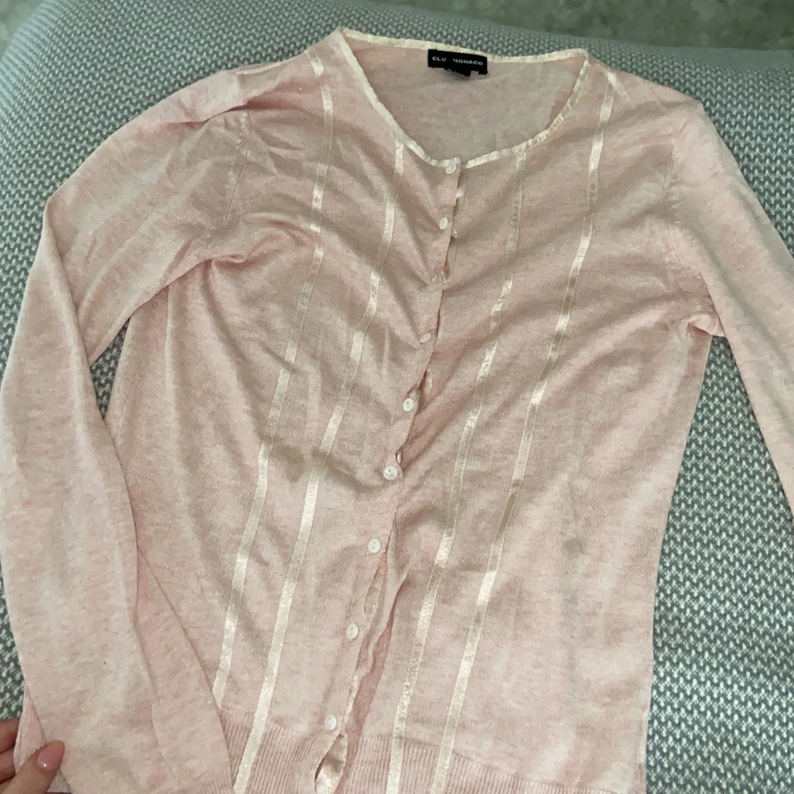 Lyxig Club Monaco kofta i silke