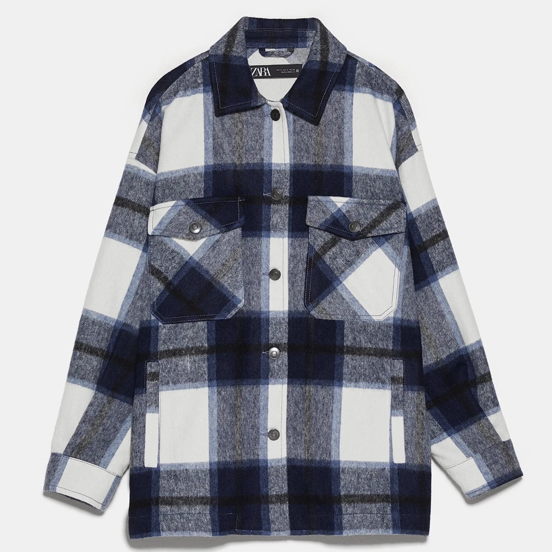 Rutig jacka från zara