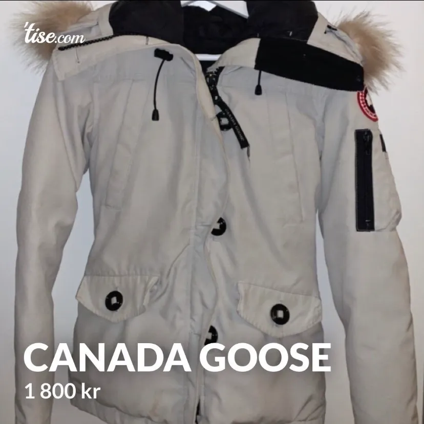 En dam jacka från canada goose, storlek XS. Super fin modell, färg och fin päls även. Pris kan diskuteras vid snabb köp. Jackor.
