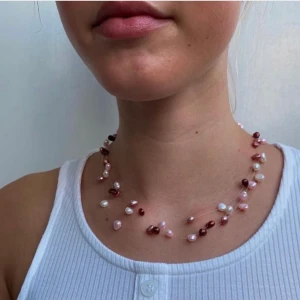 Halsband - Handgjort halsband i bra kvalite! Halsbandet passar alla och har ett nickel fritt spänne bak i nacken. Om frakt tillkommer står köparen för kostnaden. Jag tar inte ansvar för postens hanteringar. OBS, fraktar endast inom sverige❤️