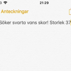  - Söker svarta vans i storlek 37!!! Du ska helst kunna mötas i Sthlm. Betalar bra😻