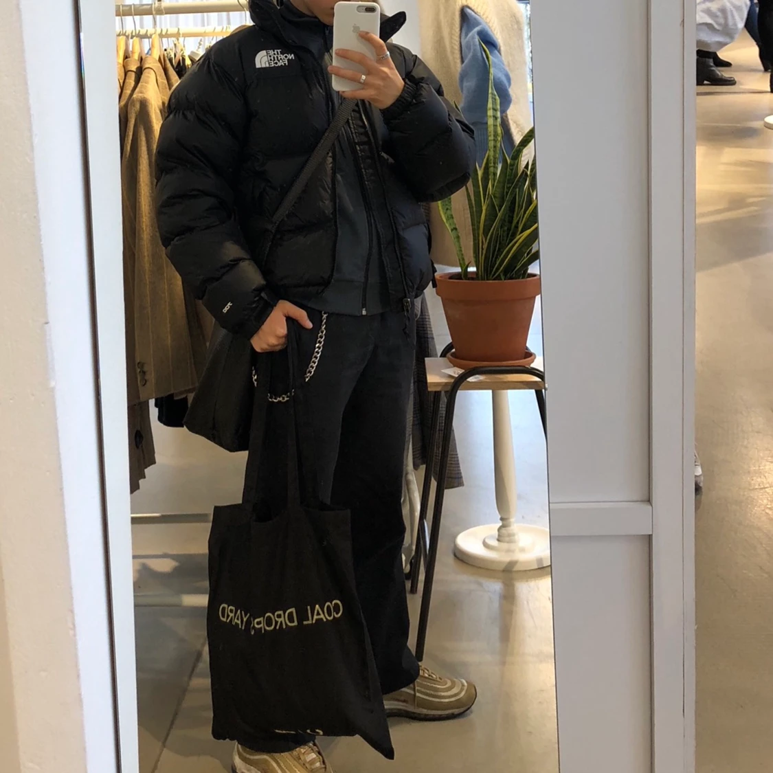 The North Face puffer jacket