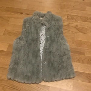 Pälsväst - Säljer denna super mjuka gråa väst vilken jag inte har någon användning av längre. Den är från Zaras barnavdelning, men skulle säga att den passar som storlek XS. Pris kan diskuteras 