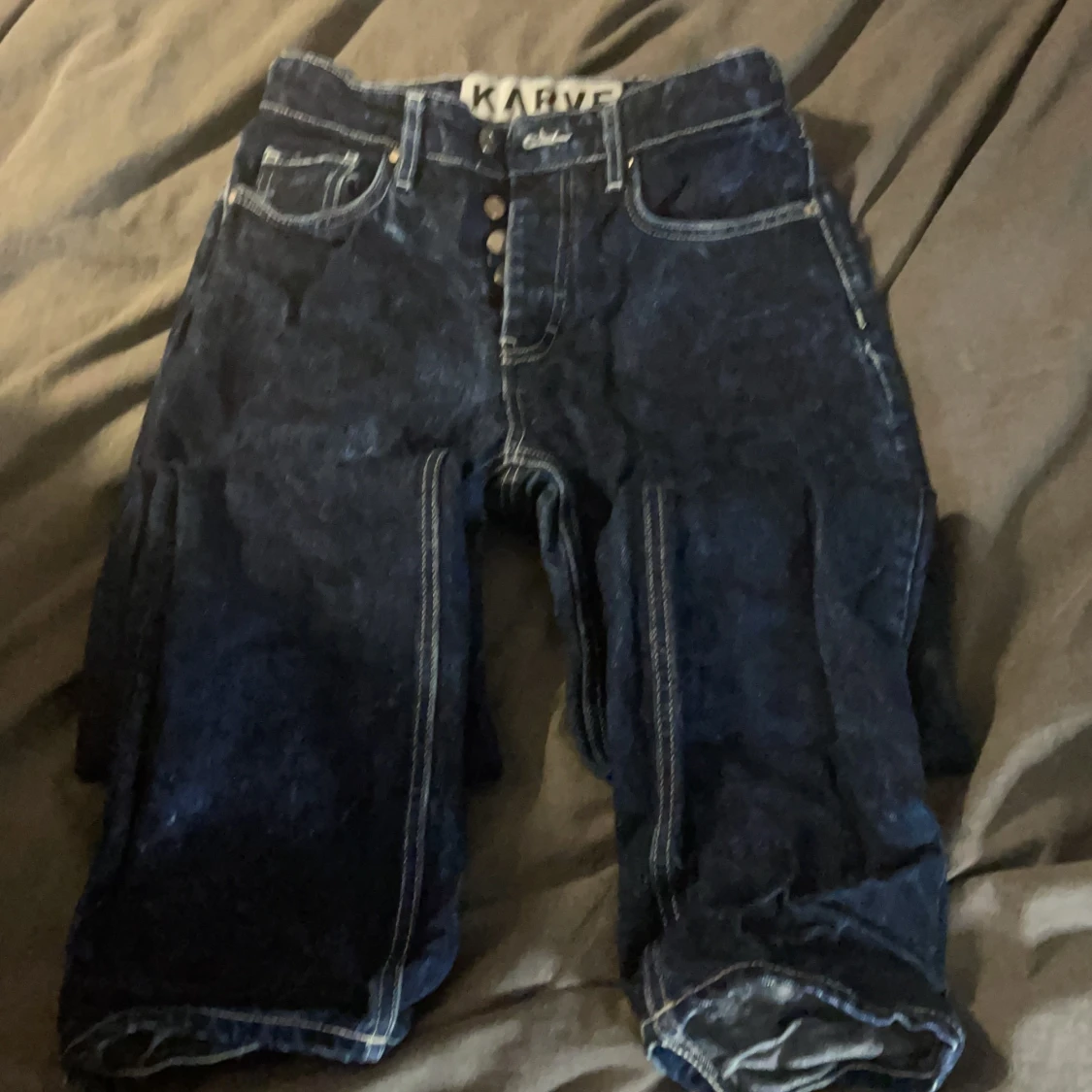 Blåa jeans 