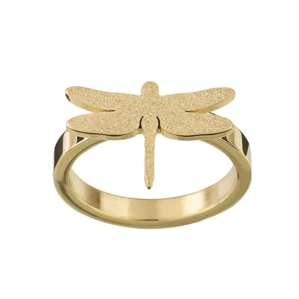 Säljer denna otroligt snygga och populära ring från Edblad dragonfly i guld. Är ganska säker på att den är i stl S (16.8). 💖💖🥰🥰🦒 Superfint skick! . Accessoarer.